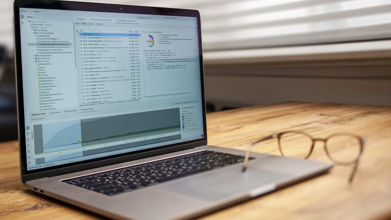 Business operator comparing content automation platform features and SEO performance reports