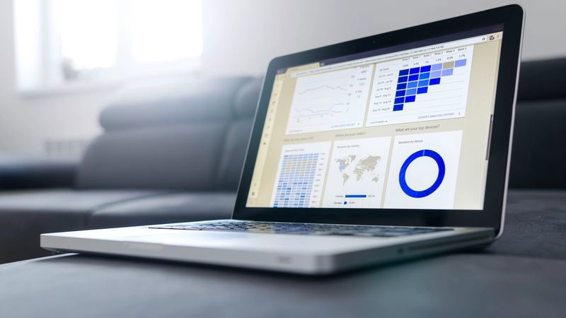 Analytics dashboard used to monitor ChatGPT search results visibility over time