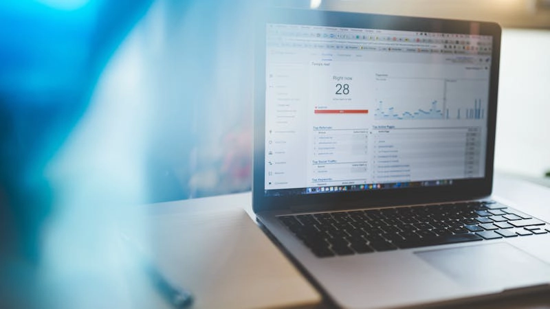 Analytics dashboard showing automated seo traffic growth and ranking improvements